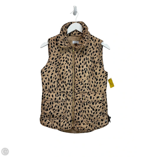 Vest Puffer & Quilted By Crown And Ivy In Animal Print, Size: S
