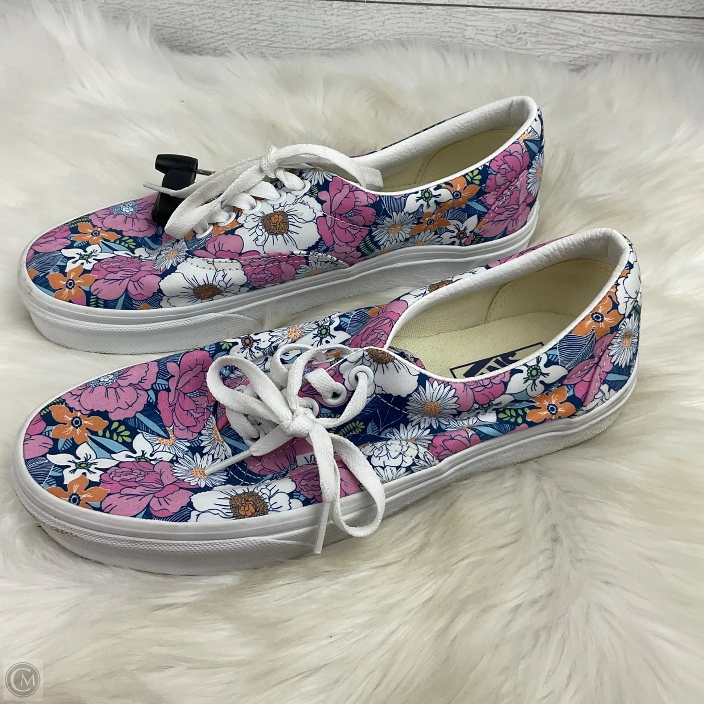 Shoes Sneakers By Vans In Floral Print, Size: 7.5