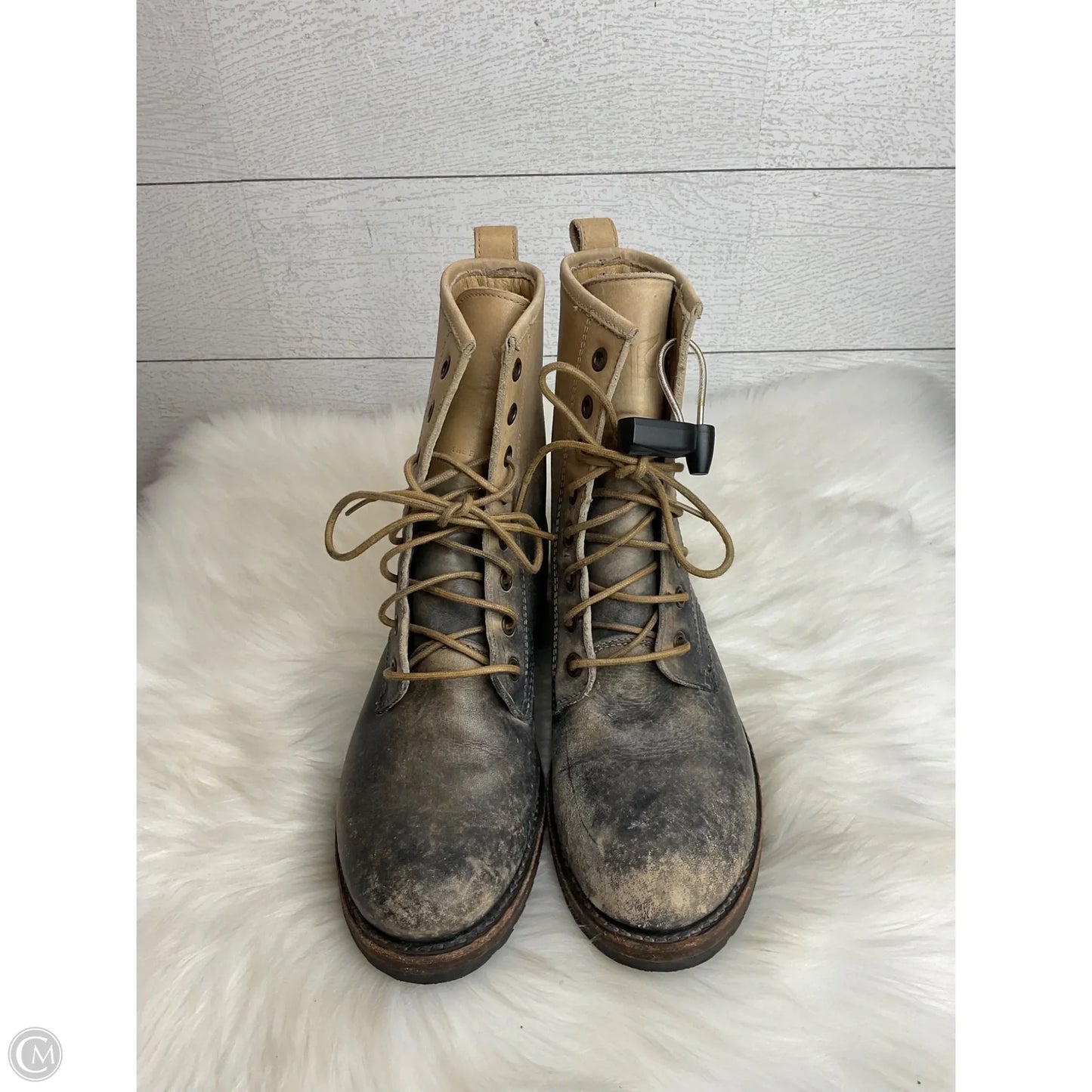 Boots Designer By Frye In Taupe, Size: 7.5