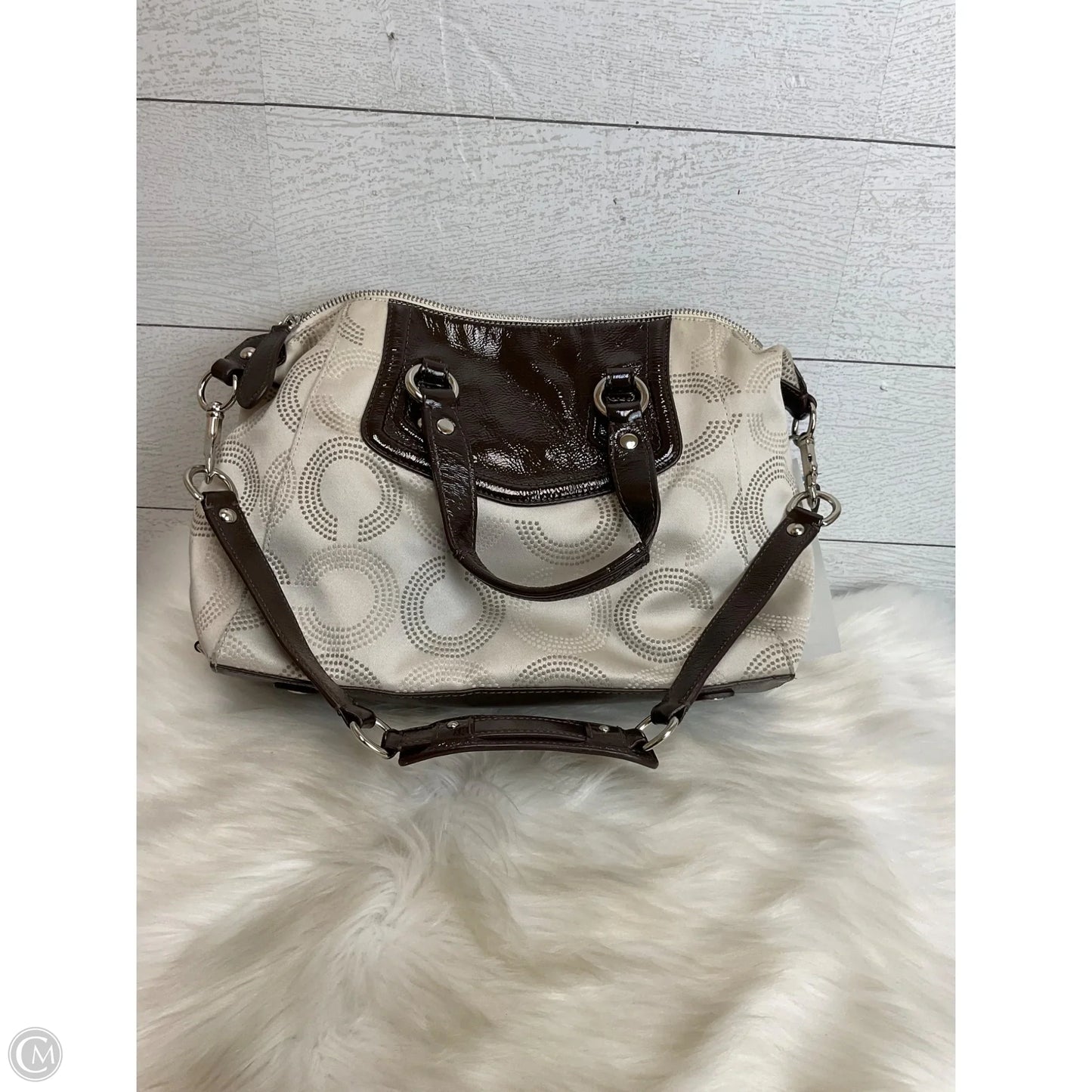 Handbag Designer By Coach, Size: Medium