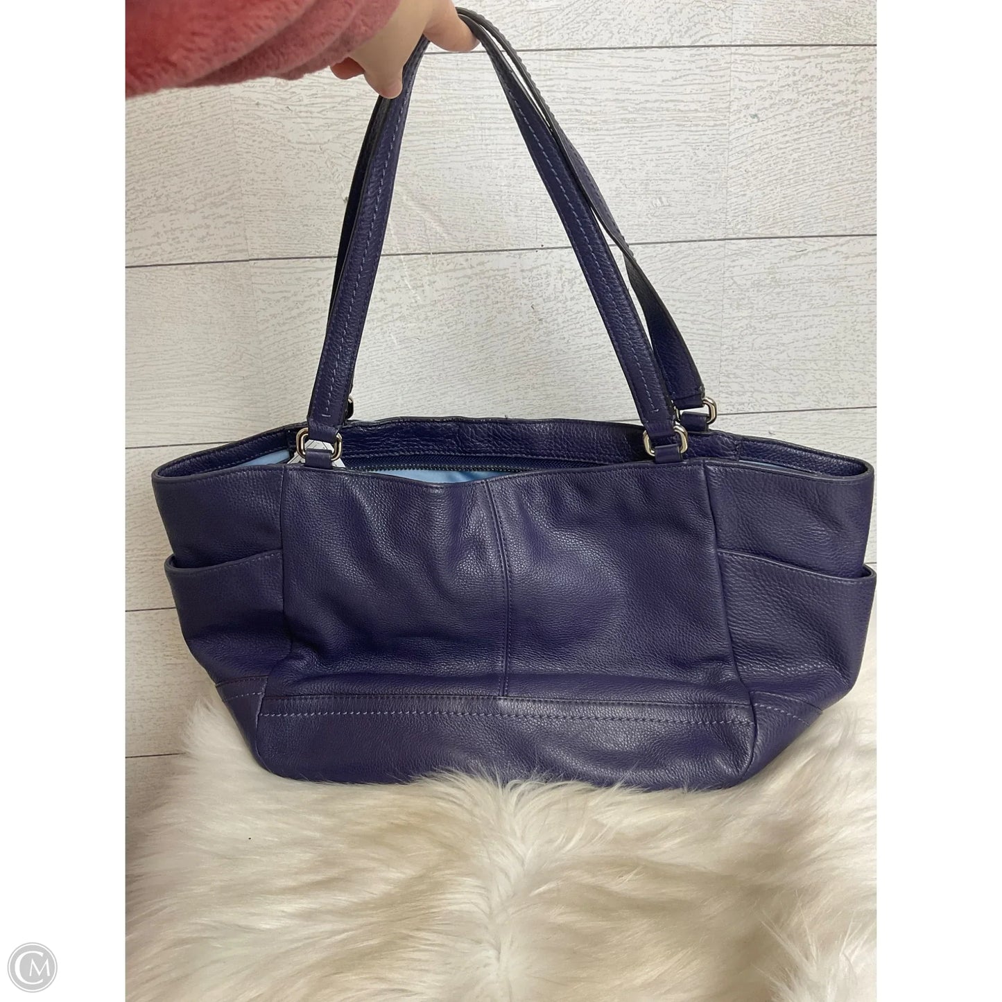 Handbag Designer By Coach, Size: Medium