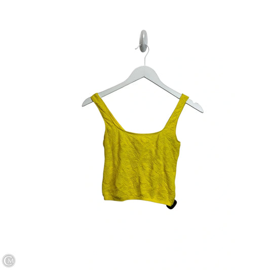 Top Sleeveless By Anthropologie In Yellow, Size: S