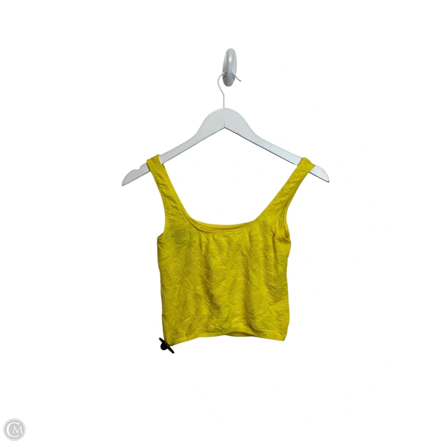 Top Sleeveless By Anthropologie In Yellow, Size: S
