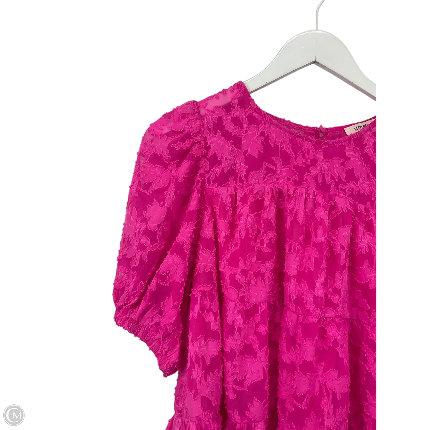 Top Short Sleeve By Umgee In Pink, Size: S