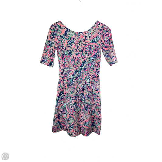 Dress Designer By Lilly Pulitzer In Orange & Purple, Size: Xs