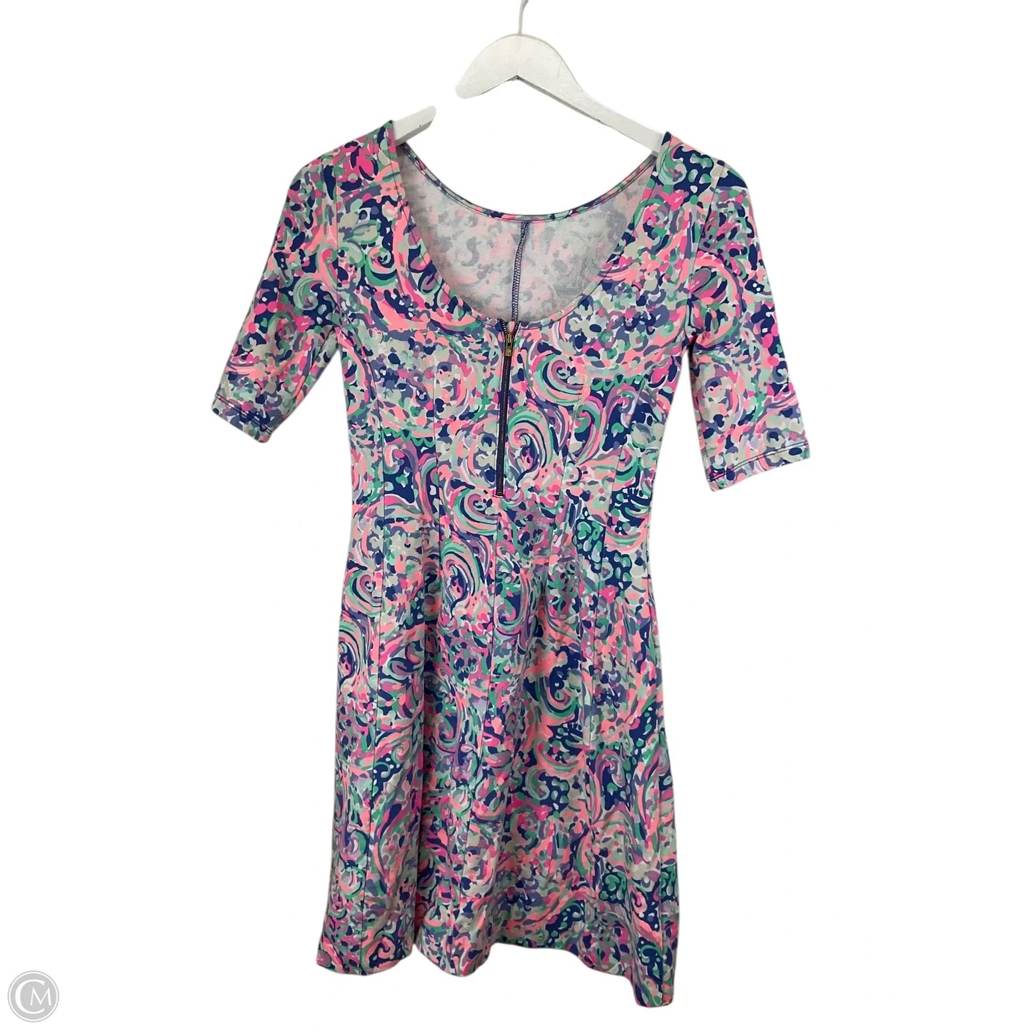 Dress Designer By Lilly Pulitzer In Orange & Purple, Size: Xs