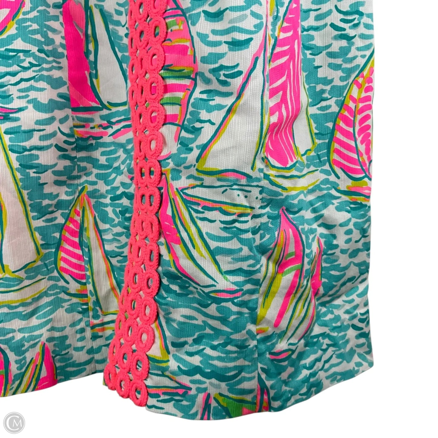 Dress Designer By Lilly Pulitzer In Teal, Size: 0