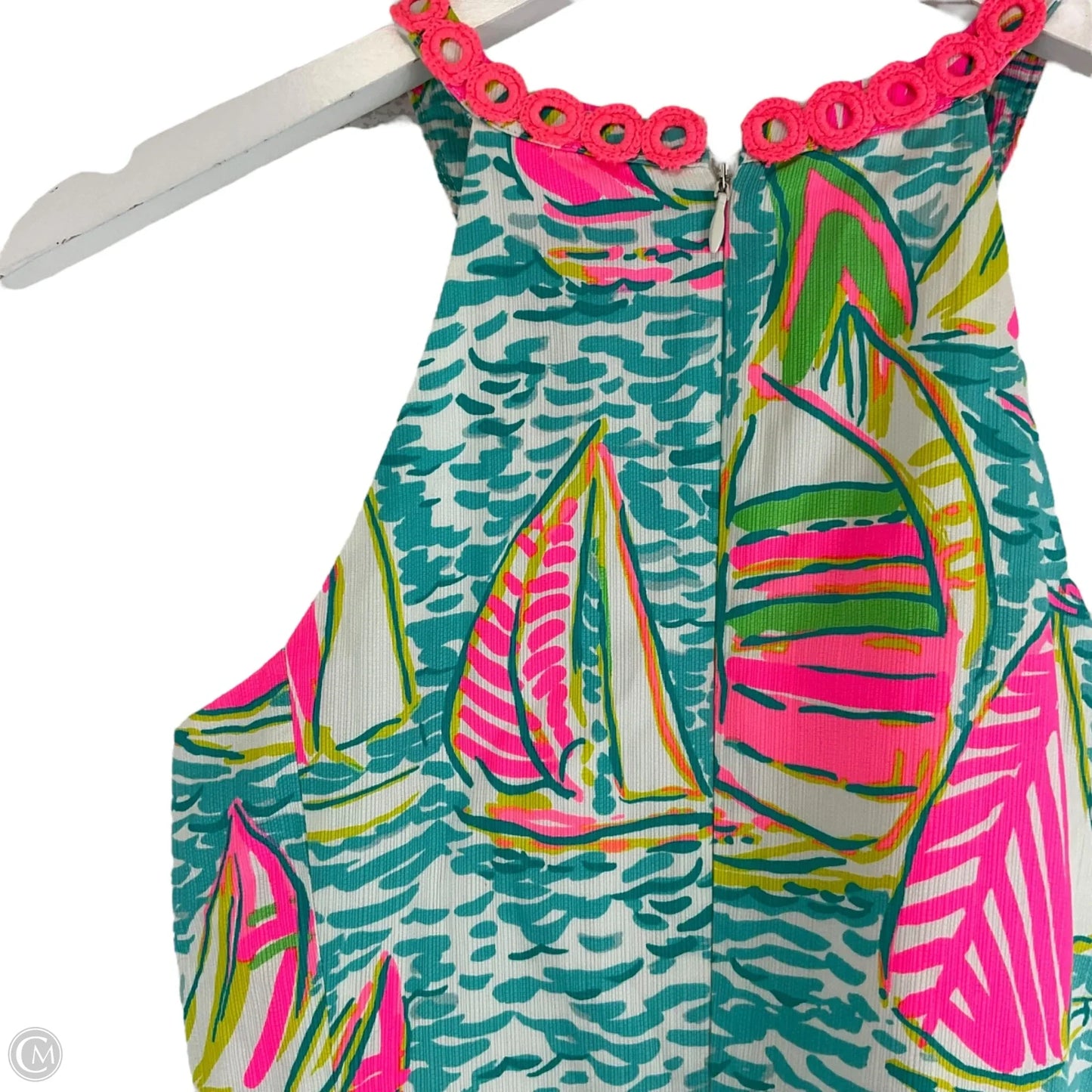 Dress Designer By Lilly Pulitzer In Teal, Size: 0