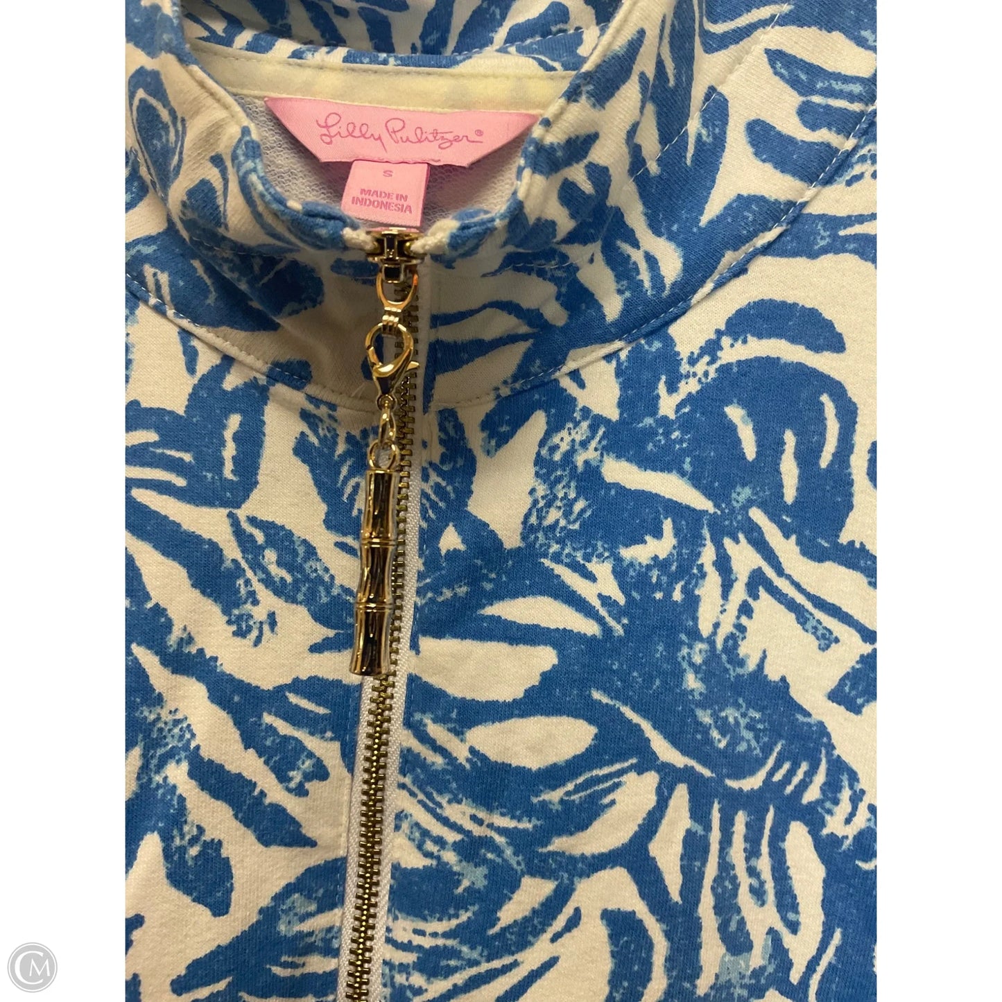 Dress Designer By Lilly Pulitzer In Blue & White, Size: S