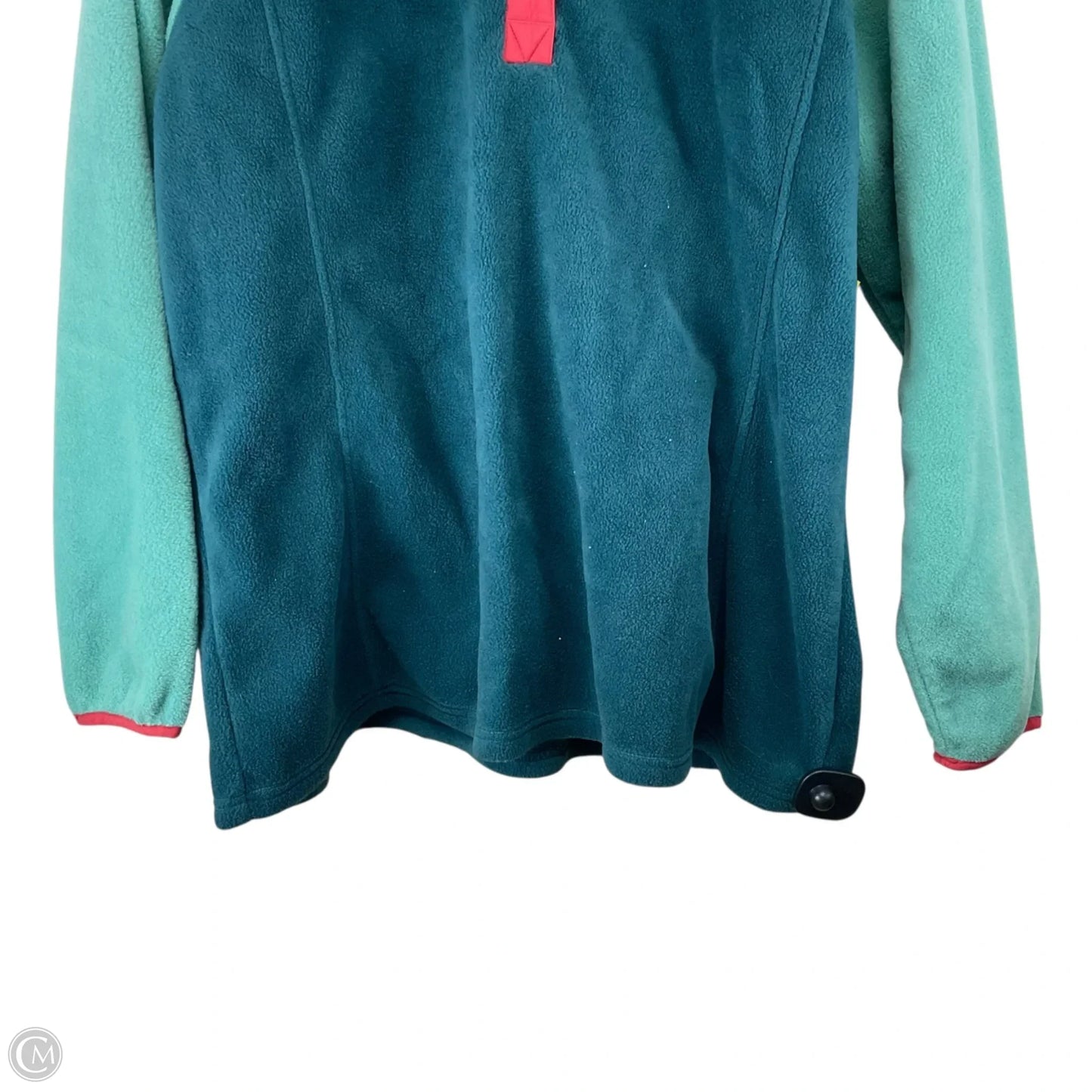 Jacket Fleece By Columbia In Green, Size: 2x