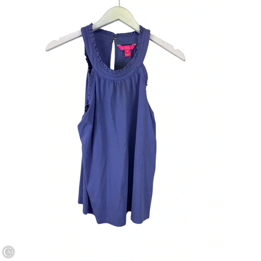 Top Sleeveless Designer By Lilly Pulitzer In Purple, Size: M