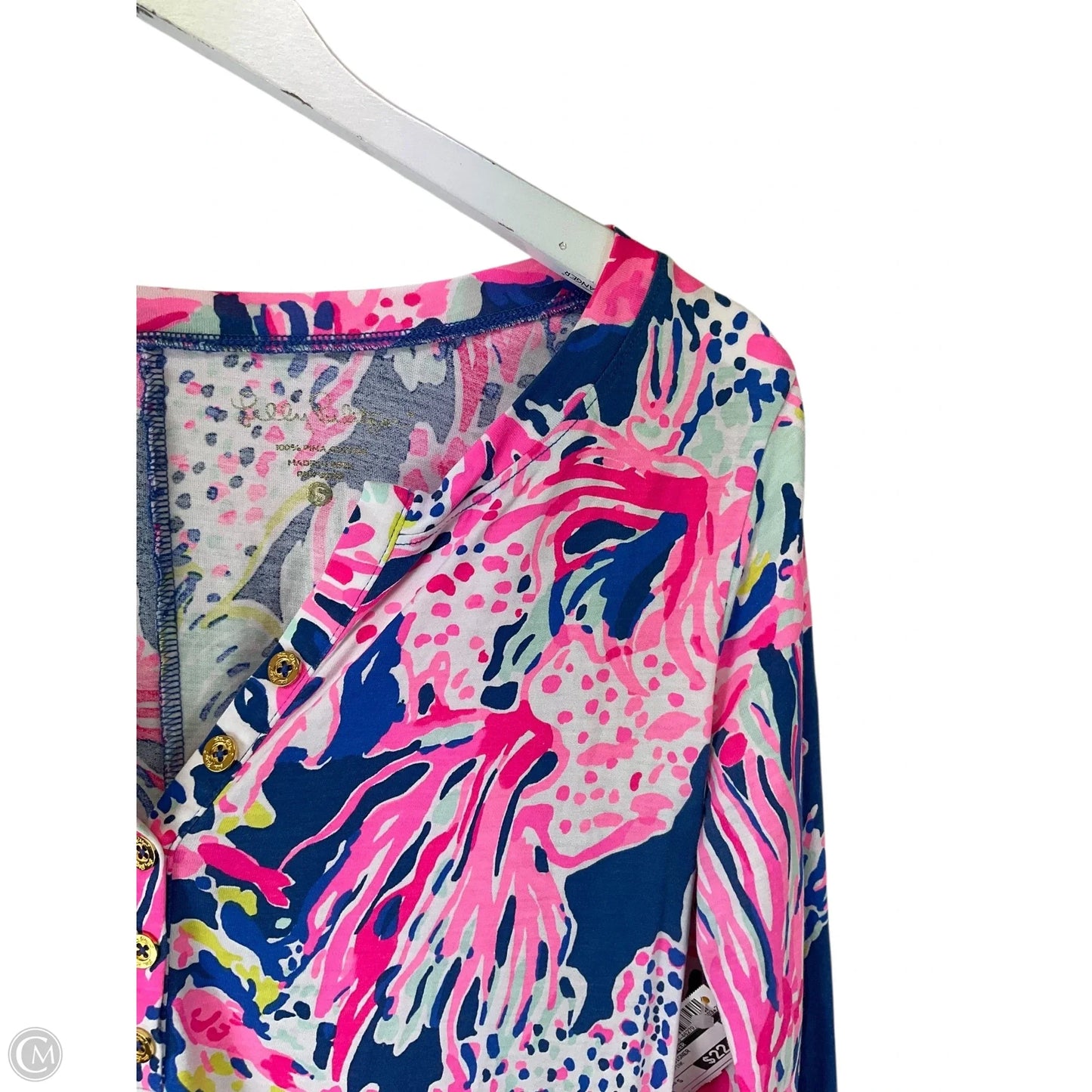 Dress Designer By Lilly Pulitzer In Blue & Pink, Size: S