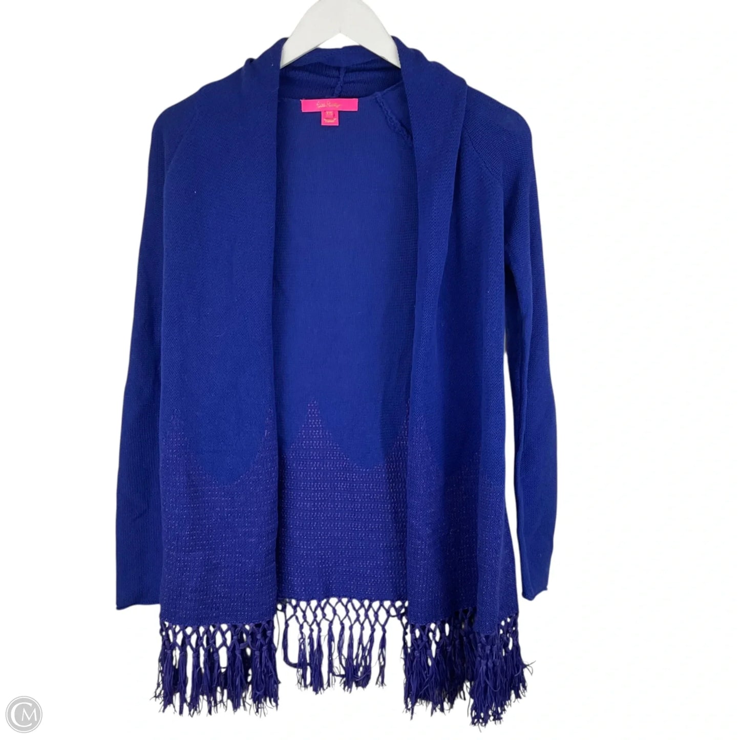 Sweater Cardigan Designer By Lilly Pulitzer In Blue, Size: Xxs