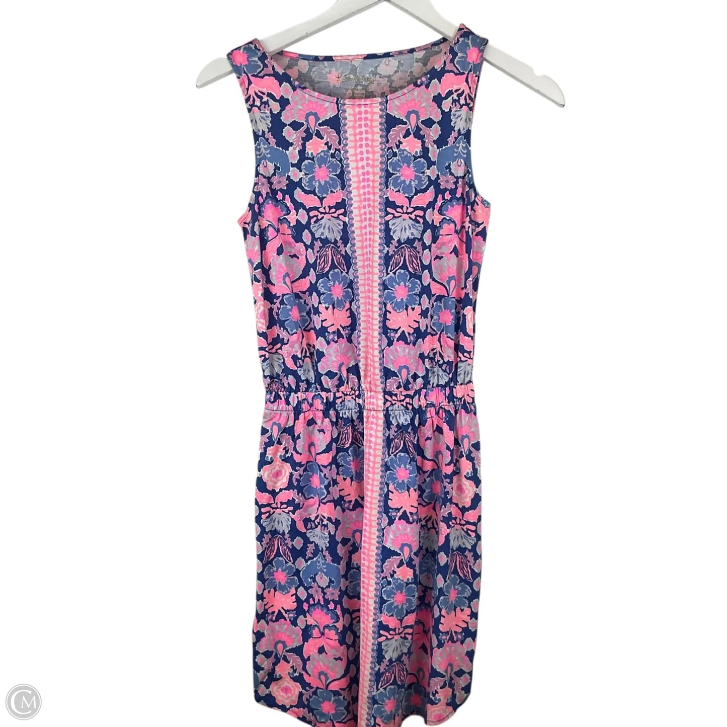 Dress Designer By Lilly Pulitzer In Blue & Pink, Size: Xxs