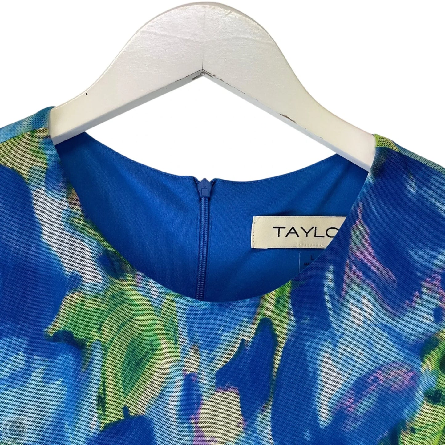 Dress Casual Maxi By Taylor In Blue, Size: L