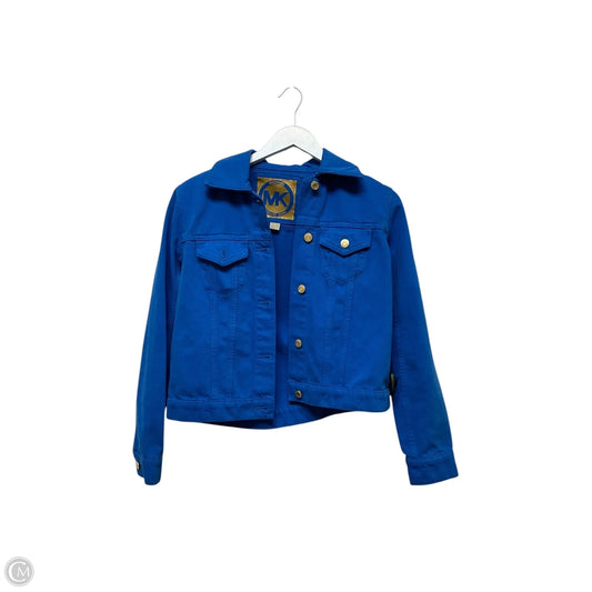 Jacket Denim By Michael By Michael Kors In Blue Denim, Size: S