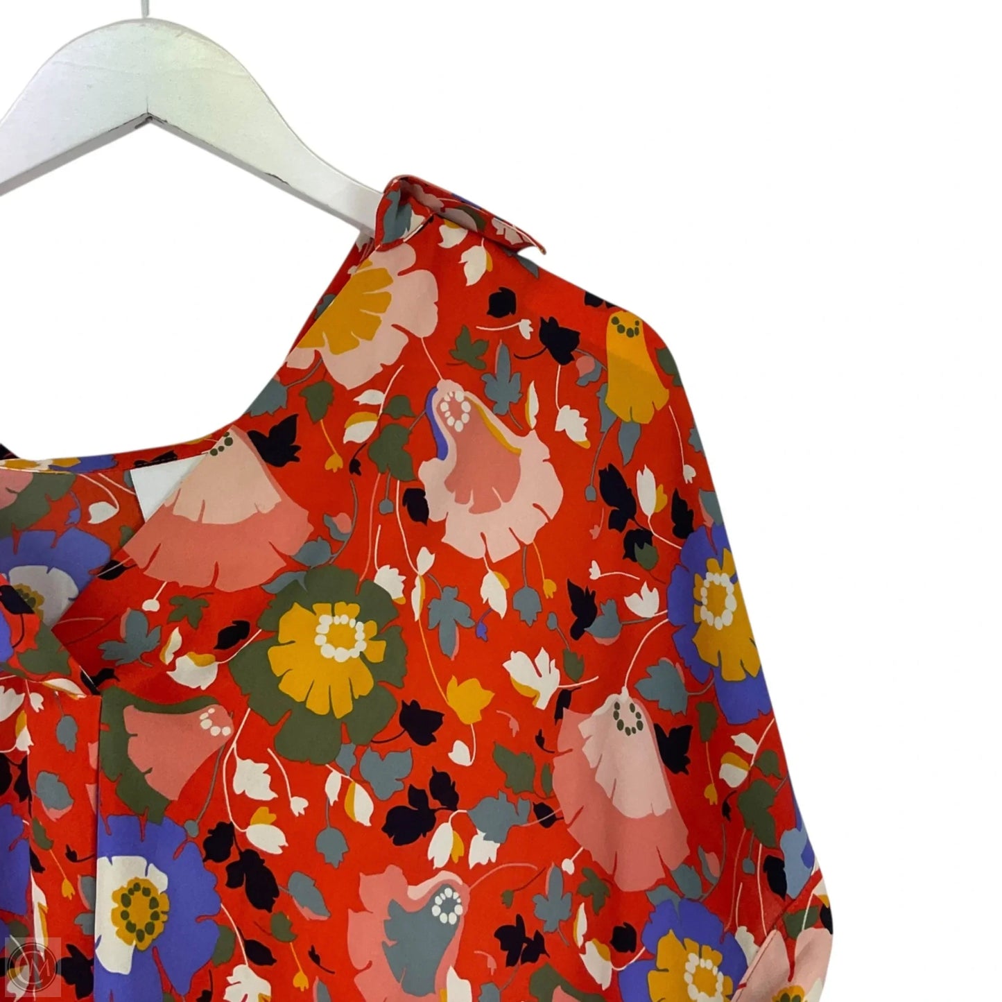 Top Short Sleeve By Cabi In Orange, Size: L