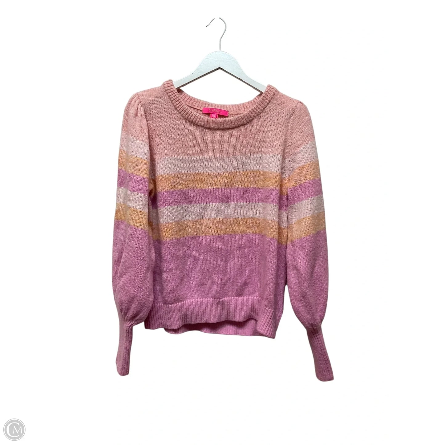 Sweater Designer By Lilly Pulitzer In Pink & Purple, Size: Xl