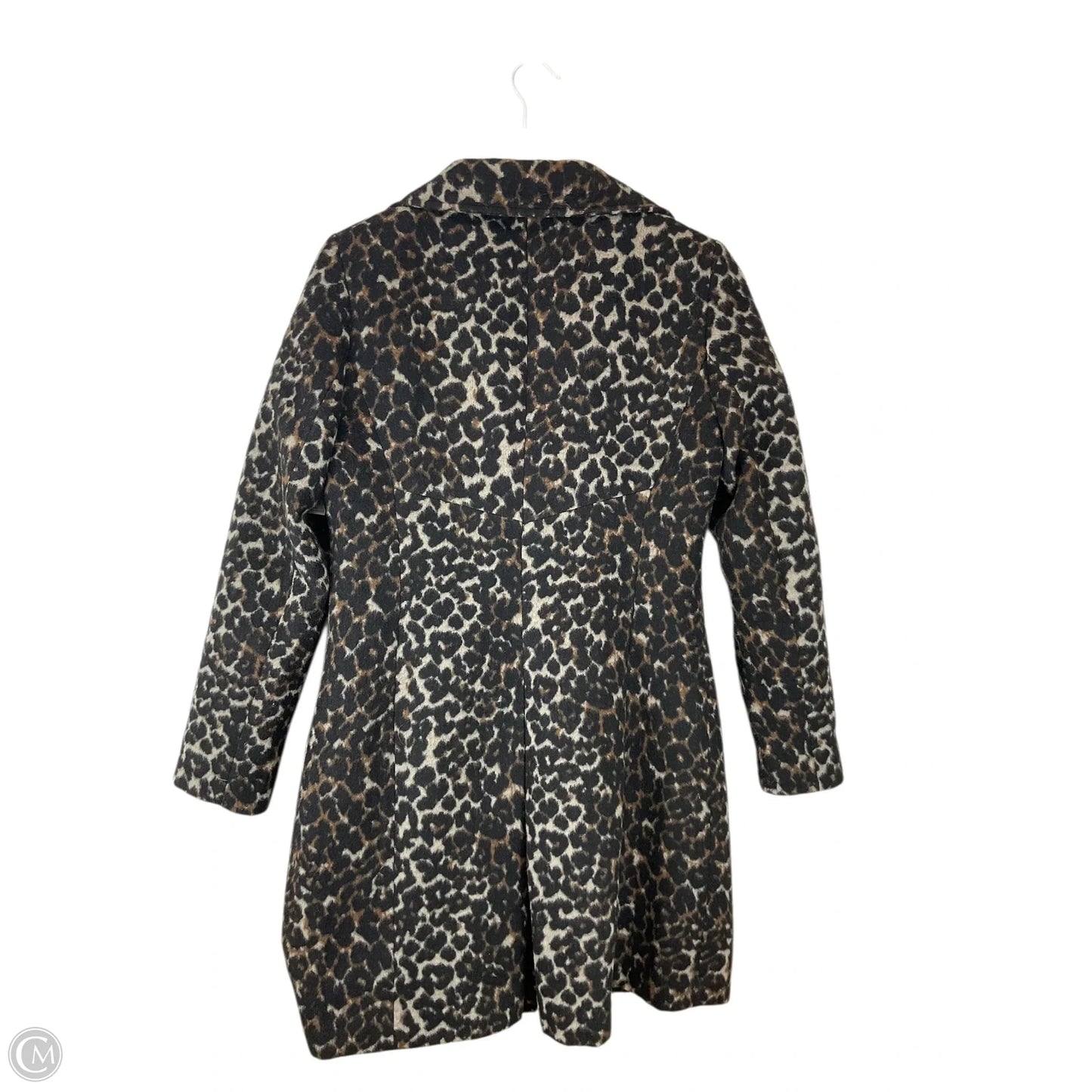Coat Peacoat By Via Spiga In Animal Print, Size: 8