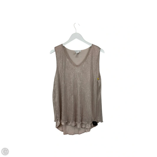Top Sleeveless By Design History In Pink, Size: Xl