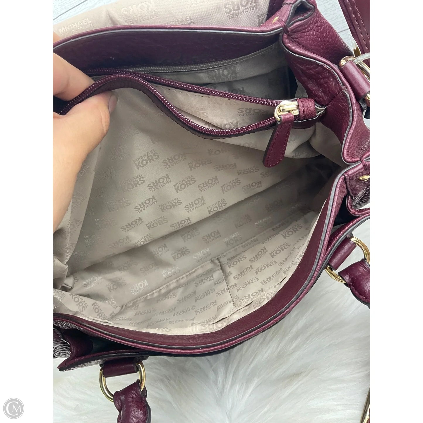 Handbag Designer By Michael Kors, Size: Medium