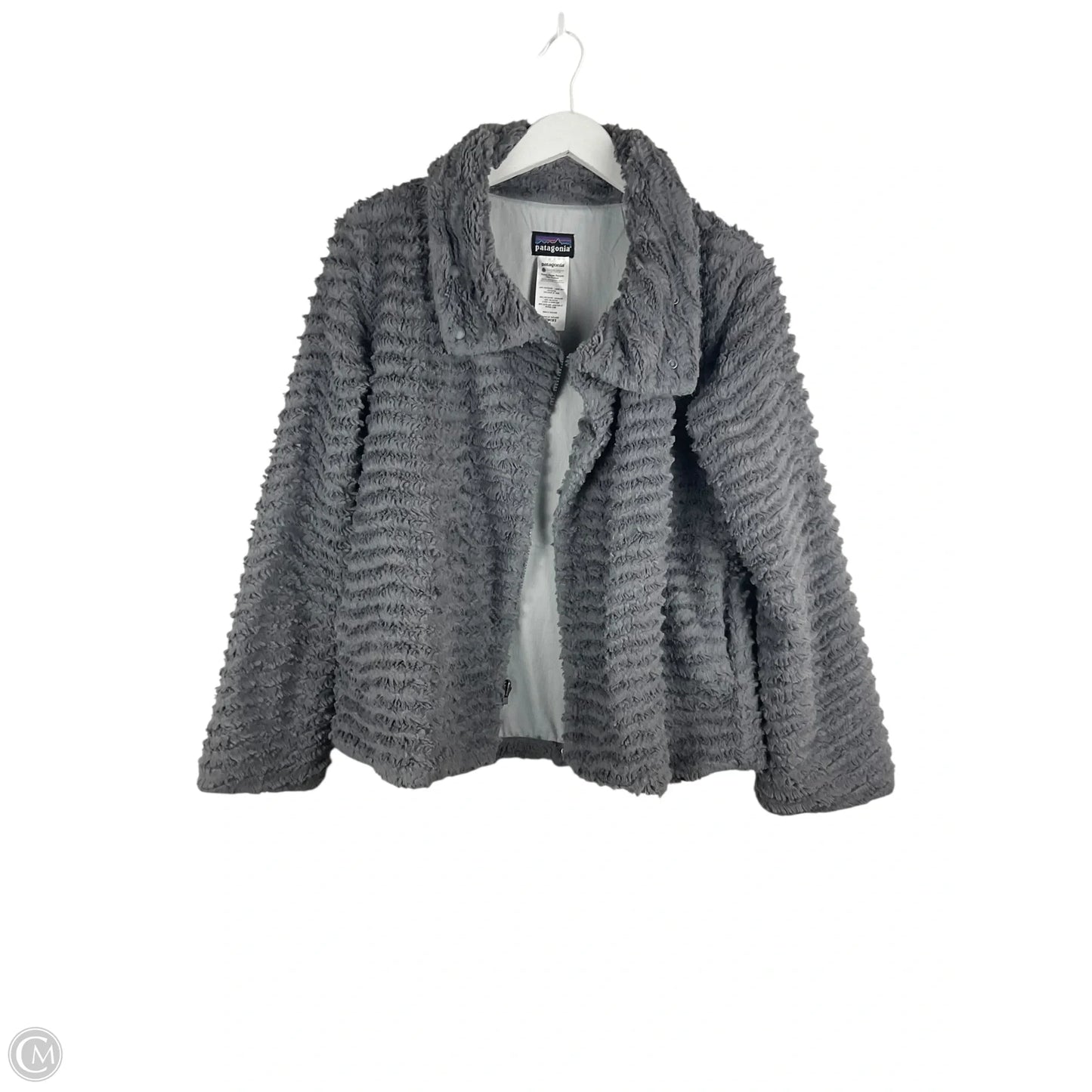 Jacket Faux Fur & Sherpa By Patagonia In Grey, Size: M