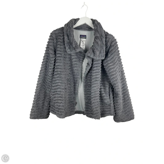 Jacket Faux Fur & Sherpa By Patagonia In Grey, Size: M