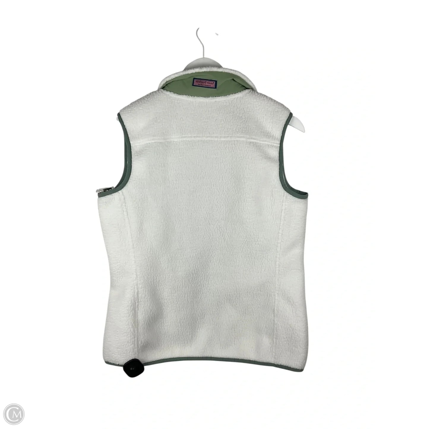 Vest Faux Fur & Sherpa By Vineyard Vines In White, Size: S