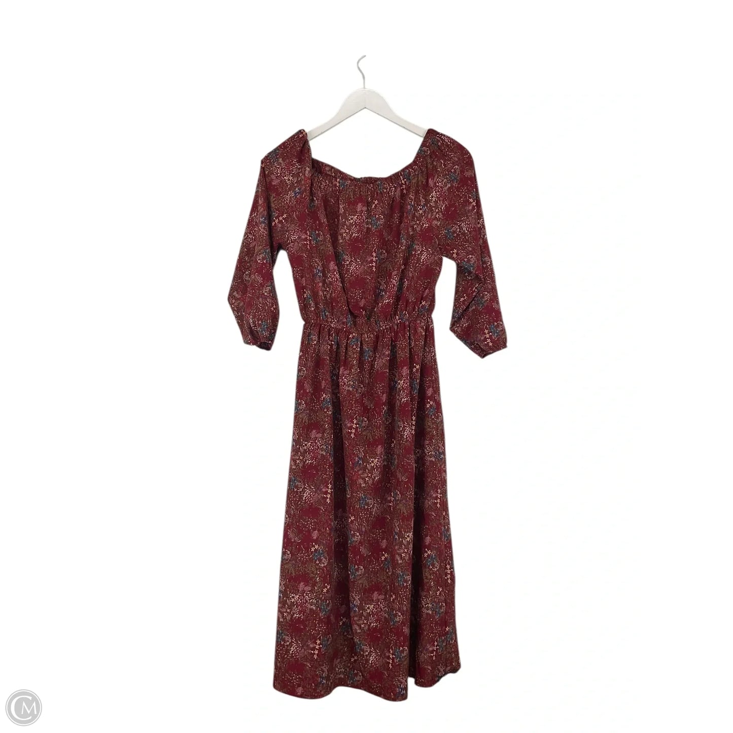 Dress Casual Midi By Pink Lily In Red, Size: S