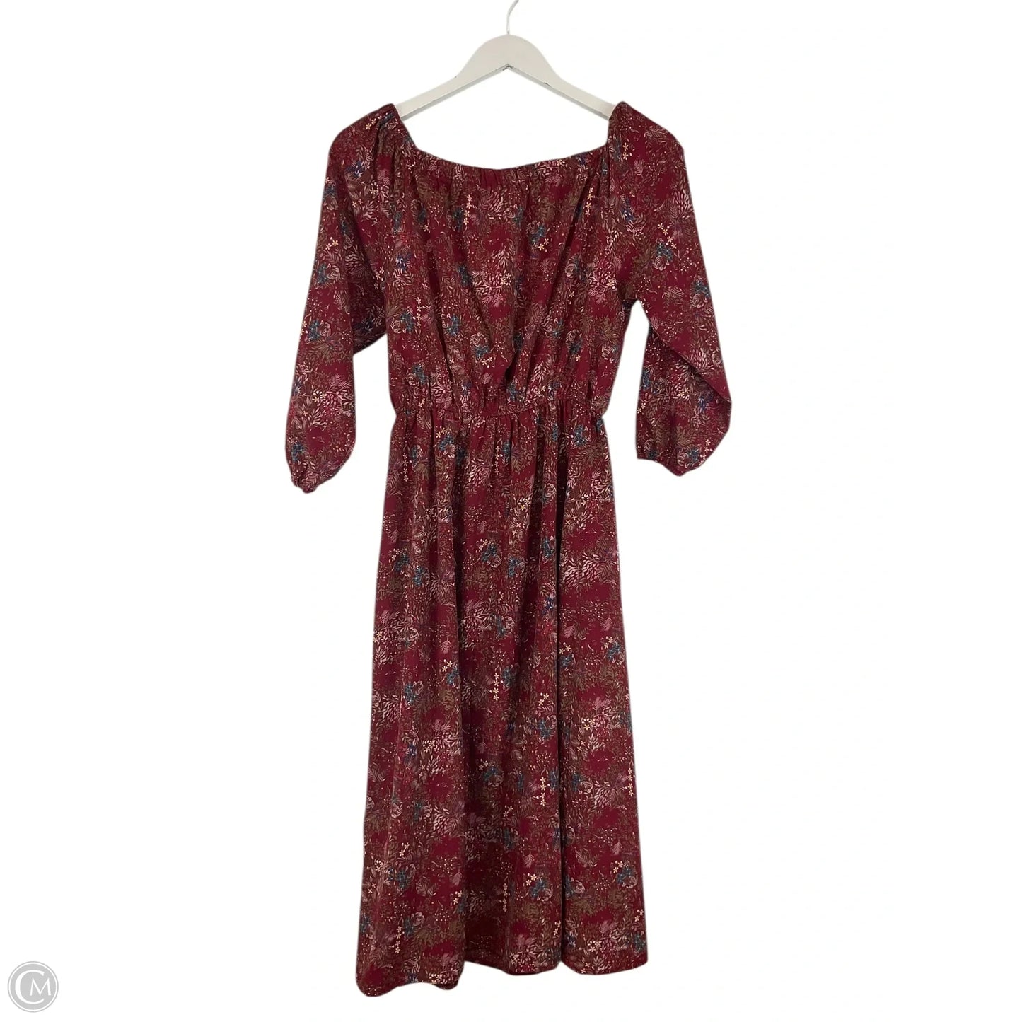 Dress Casual Midi By Pink Lily In Red, Size: S