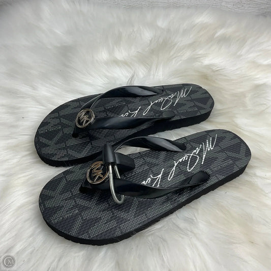 Sandals Designer By Michael Kors In Black, Size: 6