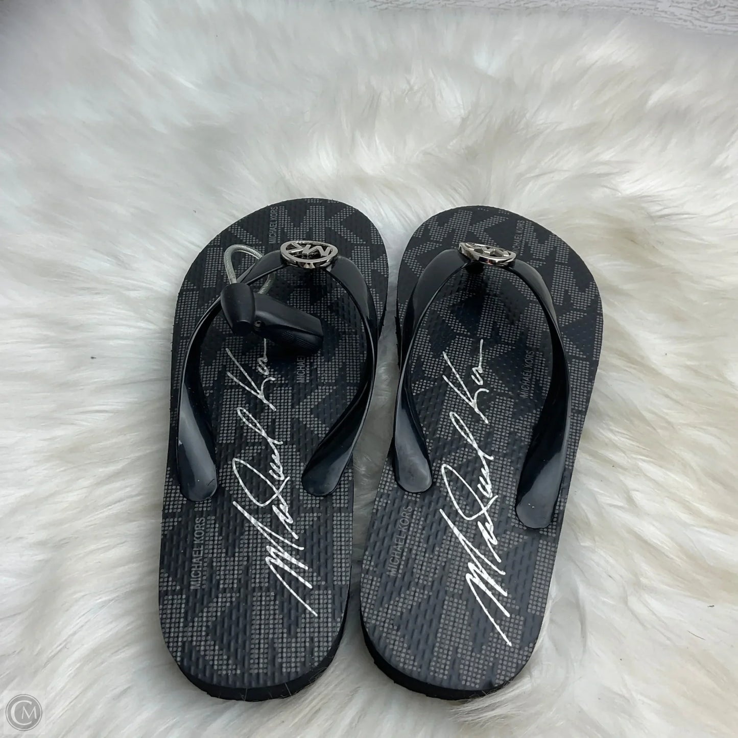 Sandals Designer By Michael Kors In Black, Size: 6