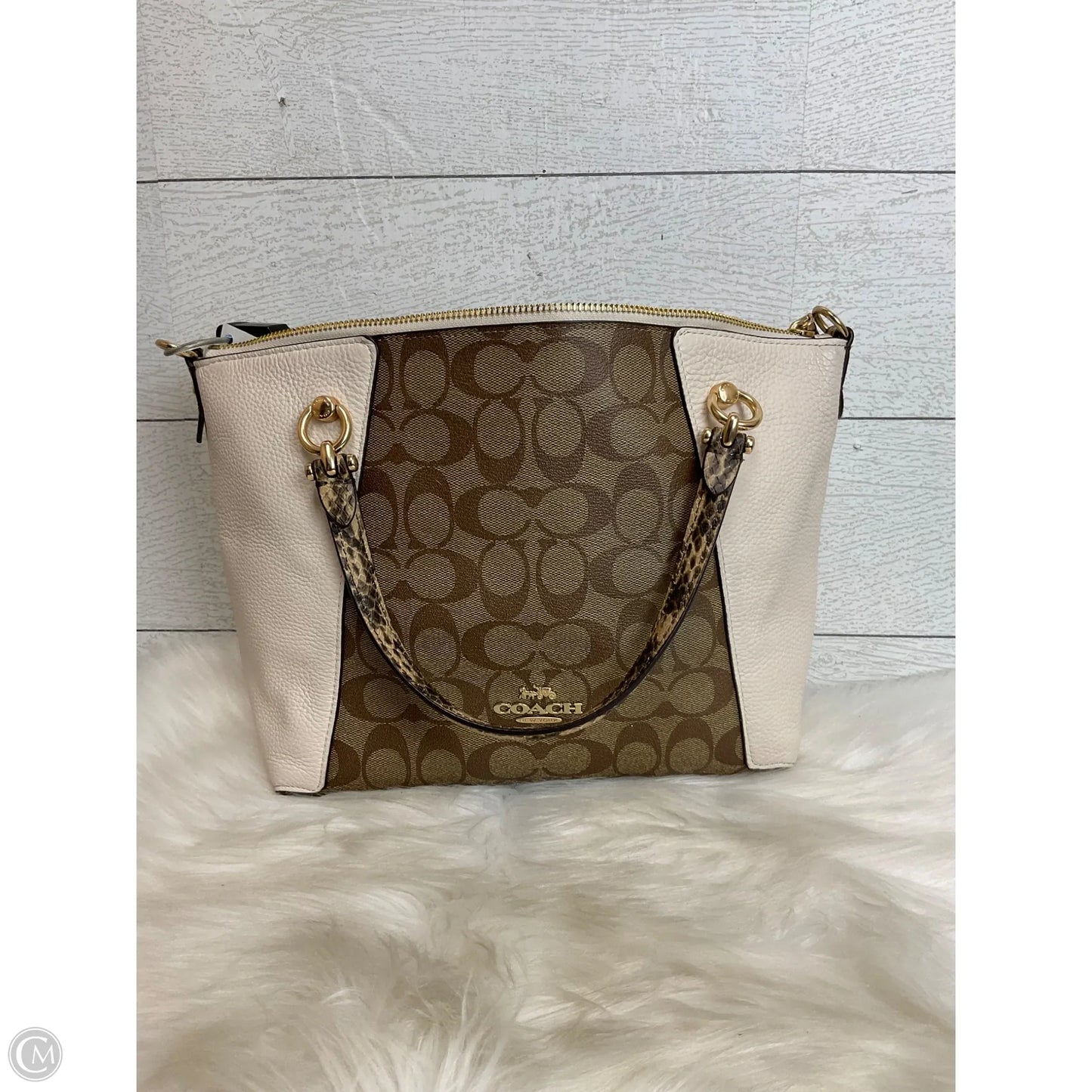 Crossbody Designer By Coach, Size: Medium