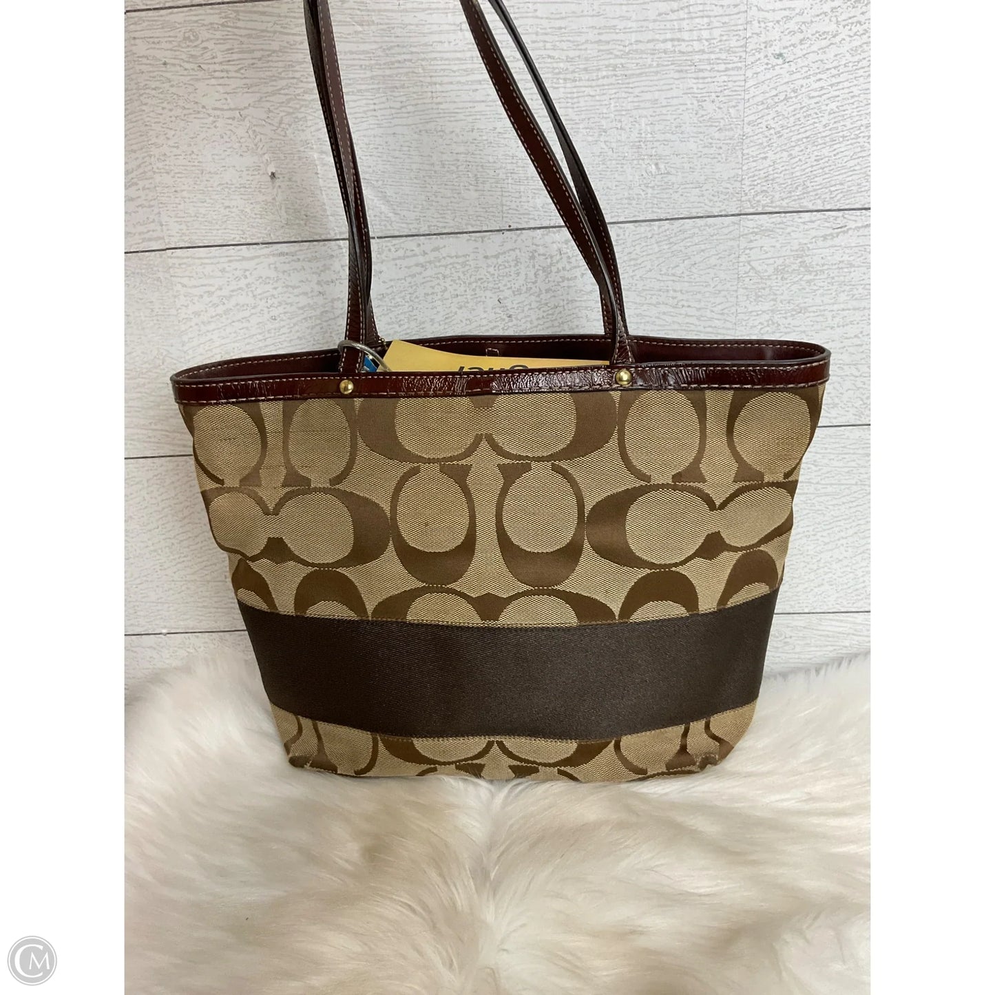 Handbag Designer By Coach, Size: Medium