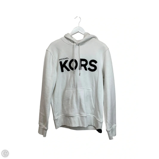 Sweatshirt Hoodie By Michael By Michael Kors In White, Size: M