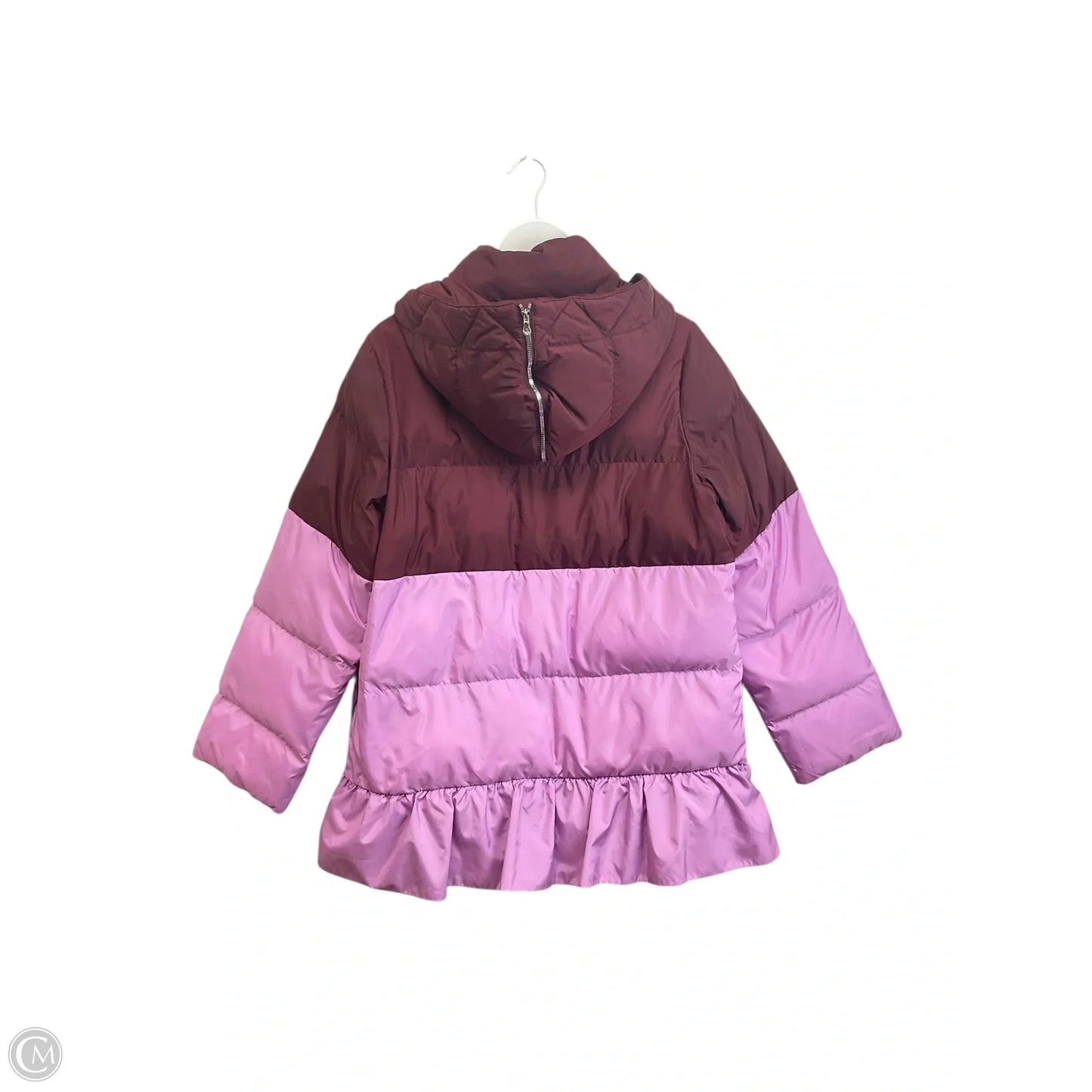 Coat Designer By Kate Spade In Purple, Size: M