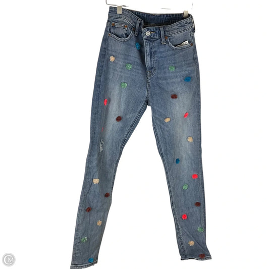 Jeans Straight By Levis In Blue Denim, Size: 4