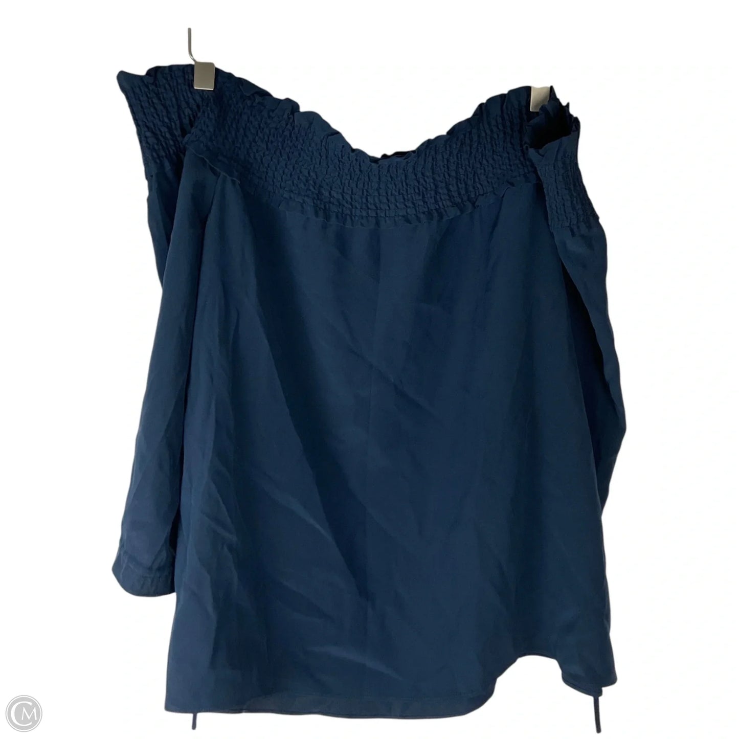 Top Short Sleeve By Tibi In Navy, Size: L