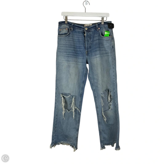 Jeans Wide Leg By We The Free In Blue Denim, Size: 6
