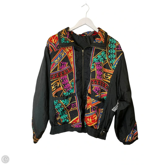 Jacket Windbreaker By Cme In Black, Size: M