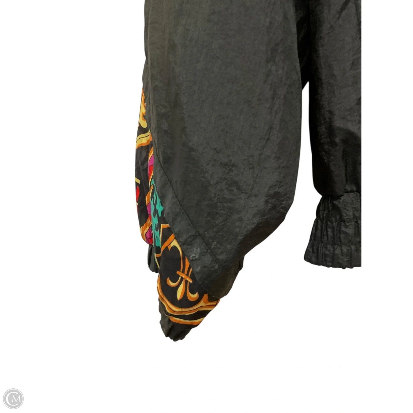 Jacket Windbreaker By Cme In Black, Size: M