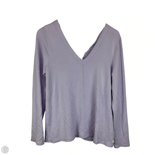 Top Long Sleeve Designer By Lilly Pulitzer In Purple, Size: L