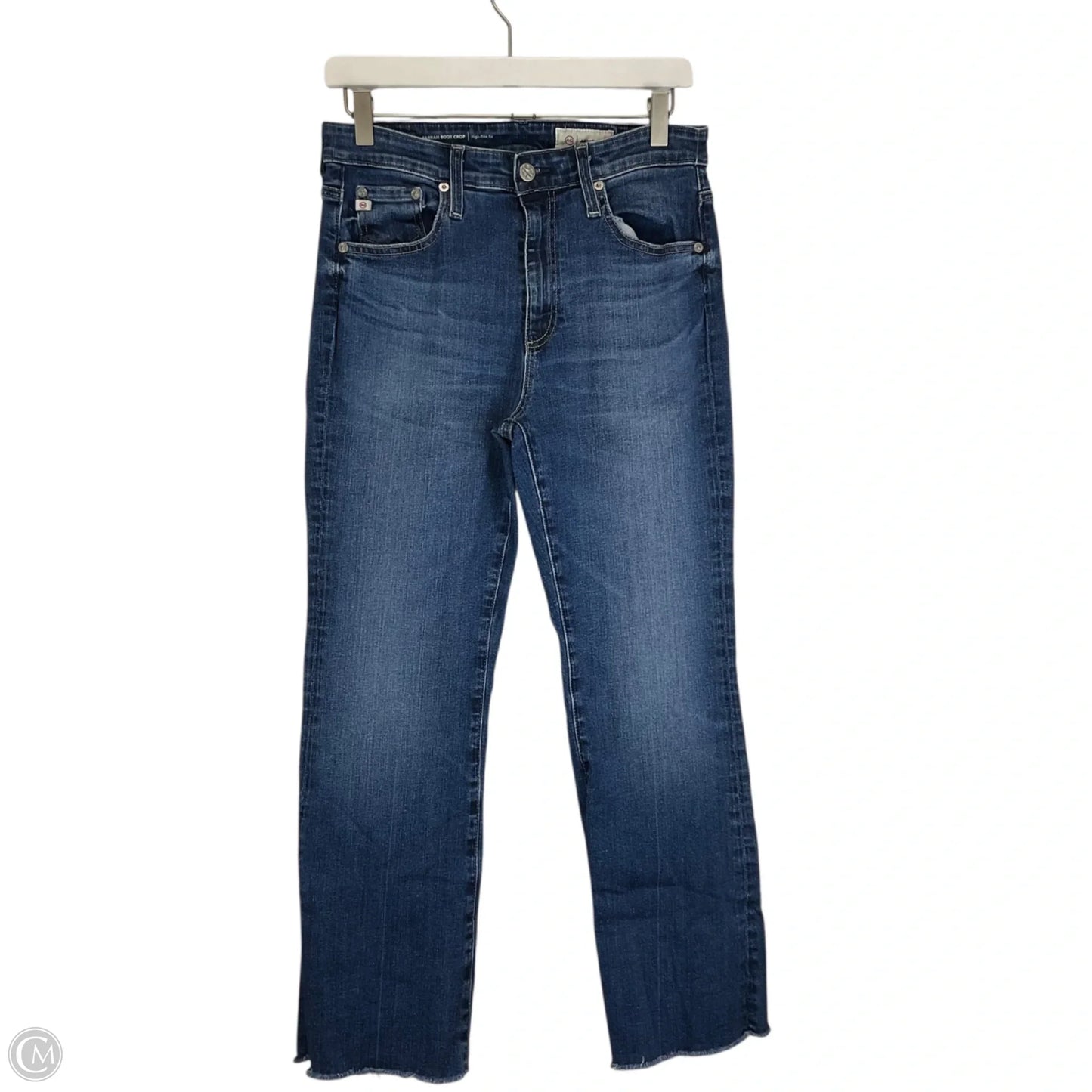 Jeans Boot Cut By Adriano Goldschmied In Blue Denim, Size: 8