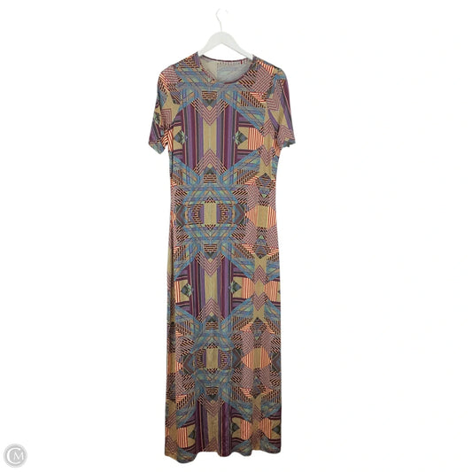 Dress Casual Maxi By Cmb In Multi-colored, Size: M