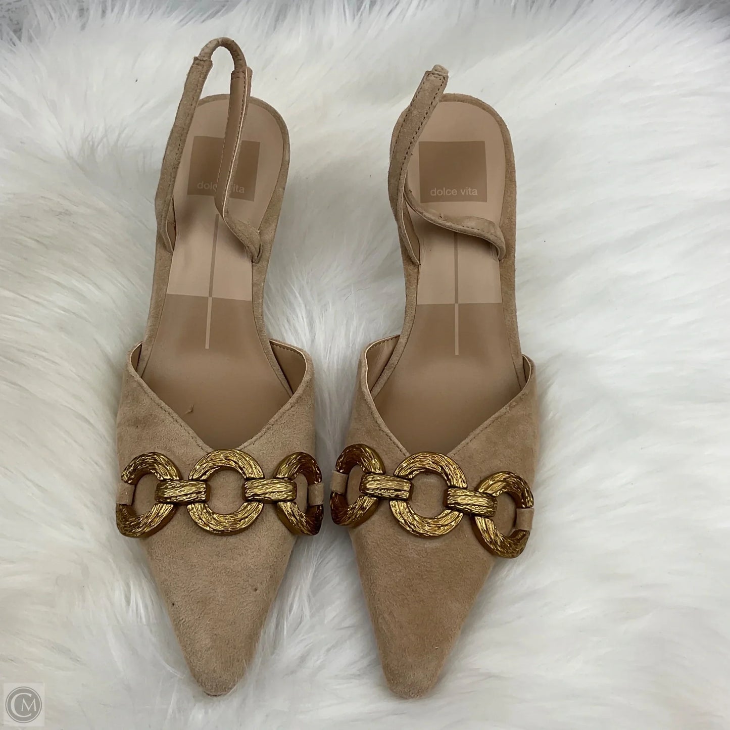 Shoes Heels Kitten By Dolce Vita In Tan, Size: 6
