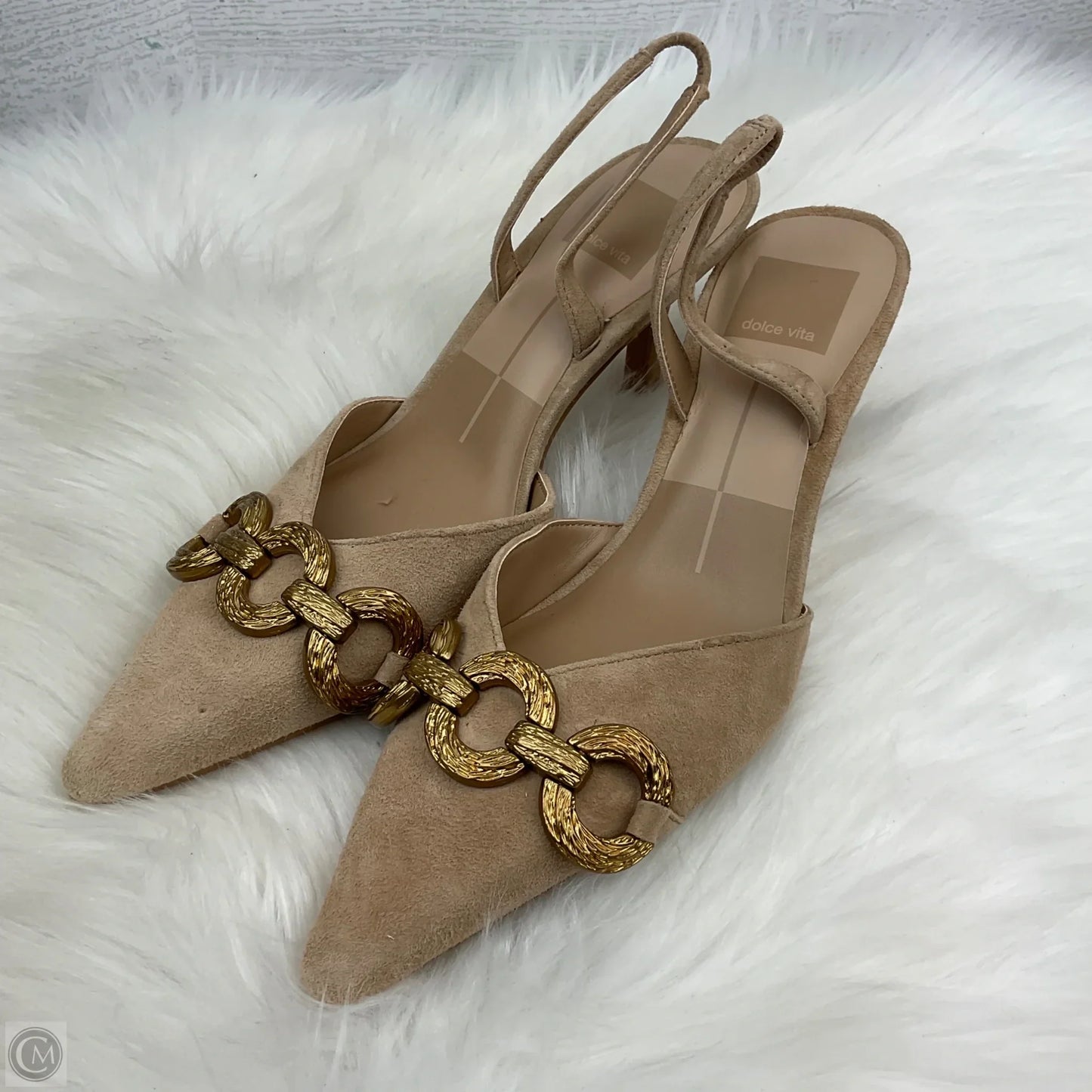 Shoes Heels Kitten By Dolce Vita In Tan, Size: 6