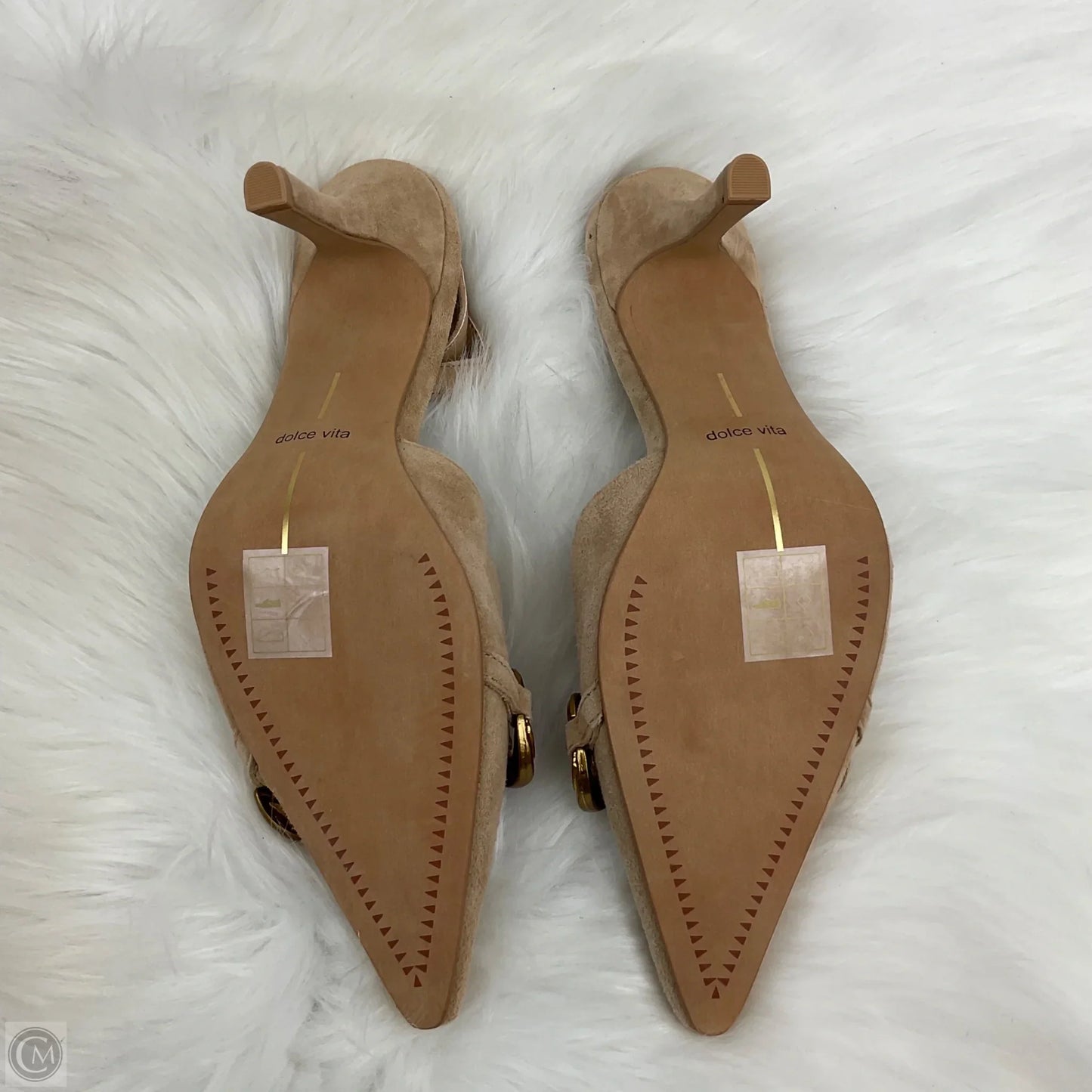 Shoes Heels Kitten By Dolce Vita In Tan, Size: 6