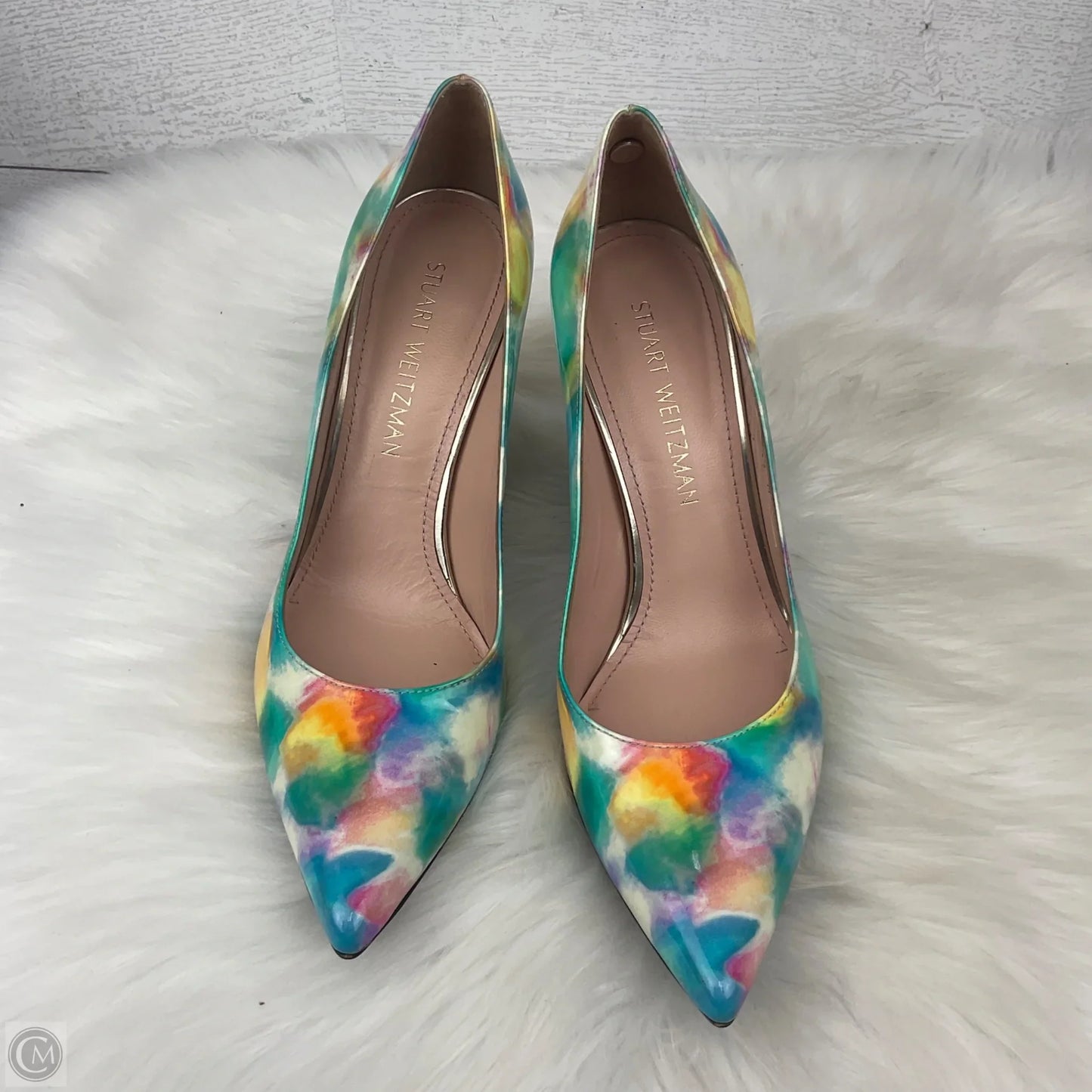 Shoes Designer By Stuart Weitzman In Blue, Size: 8.5