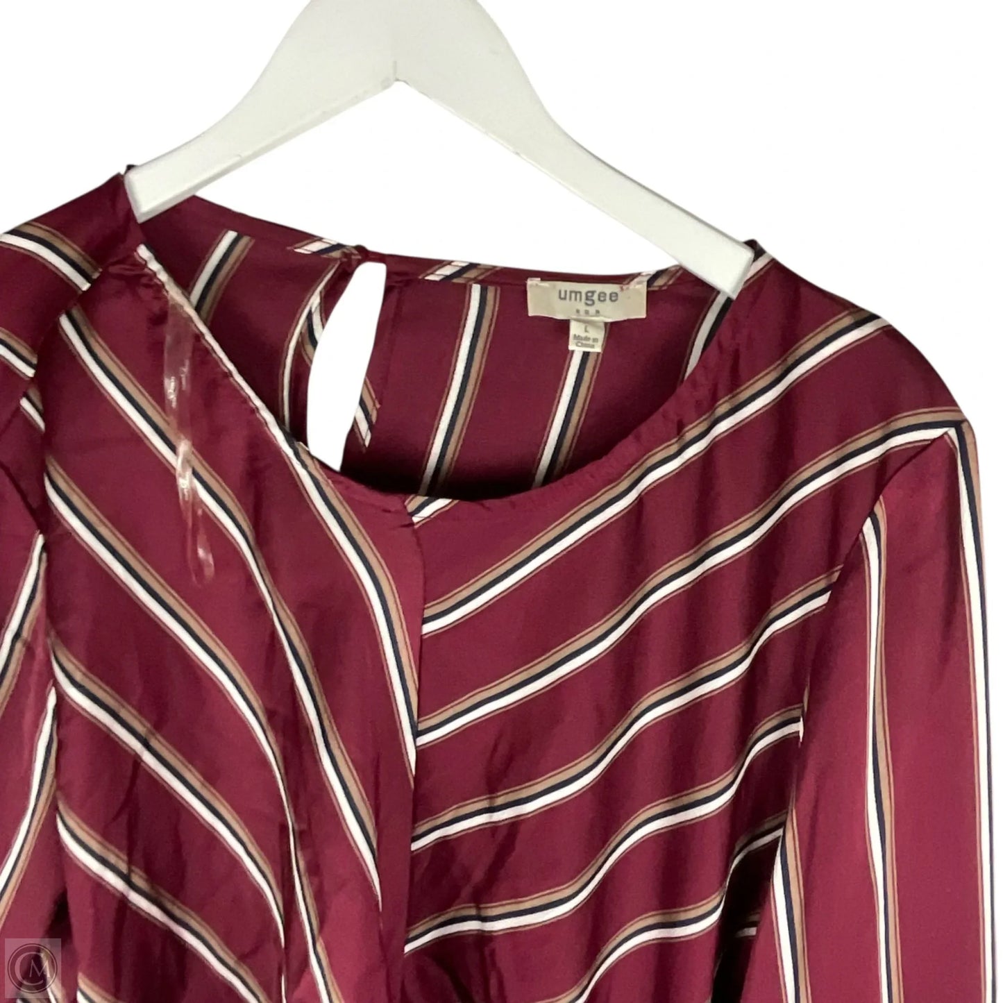 Top Long Sleeve By Umgee In Red, Size: L