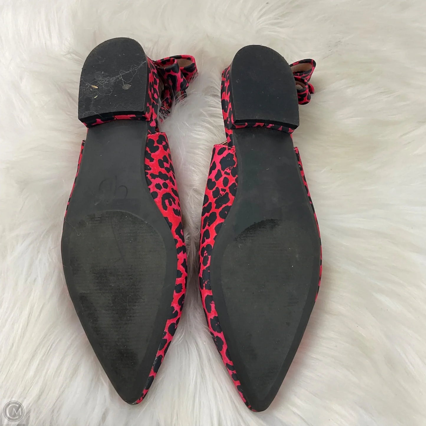 Shoes Flats By Betsey Johnson In Red, Size: 6.5